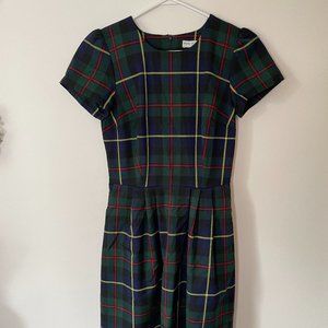 Birds of North America Woodnymph Dress, Plaid, Size 4